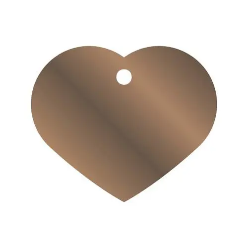 Small Oil Rubbed Bronze Heart