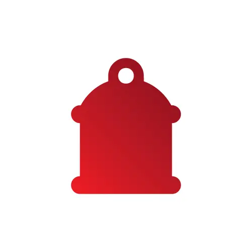 Small Red Fire Hydrant