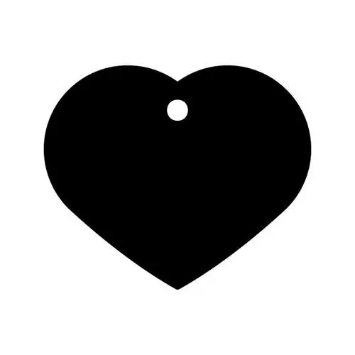 Large Black Heart